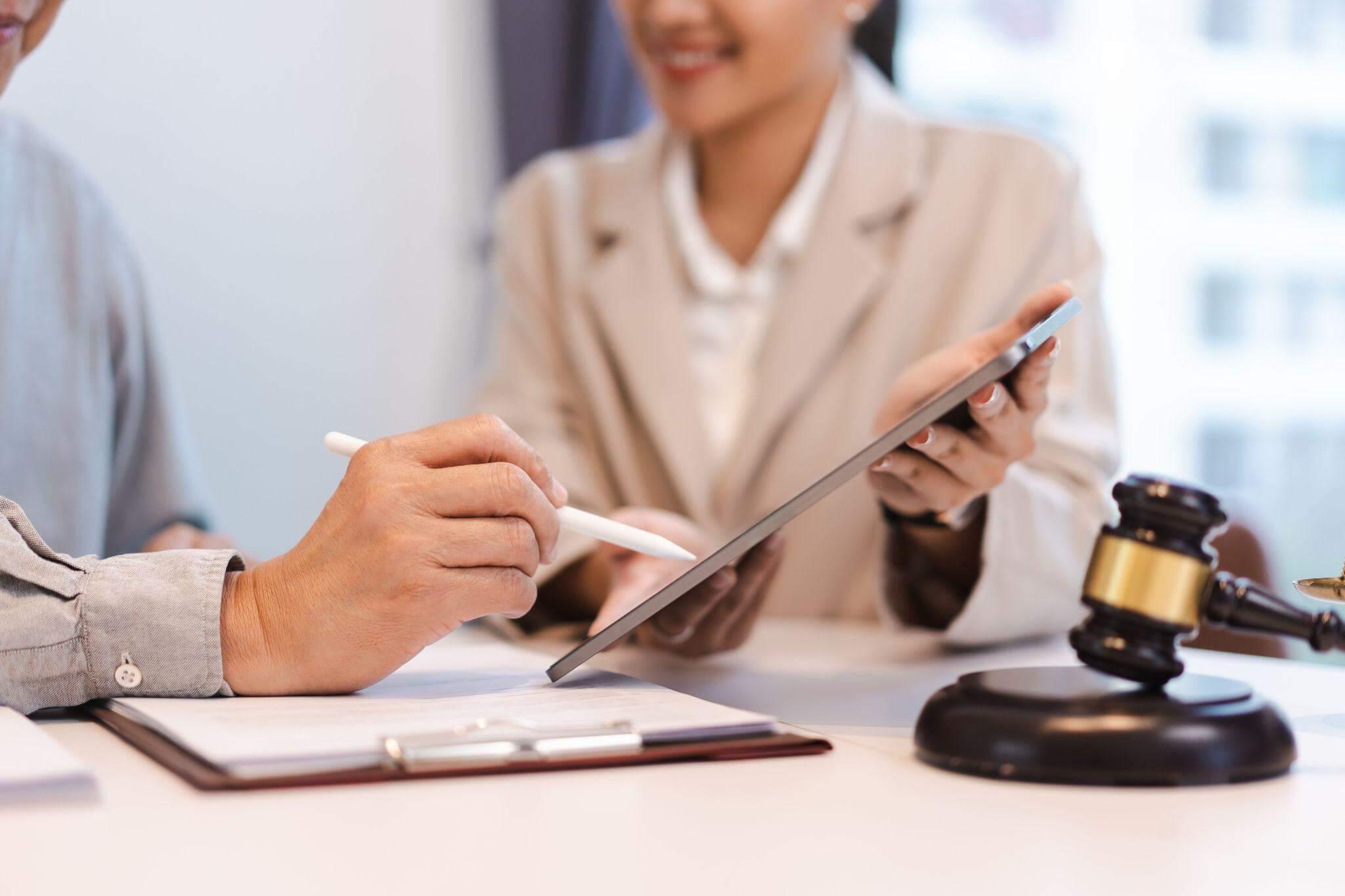 a couple of people that are sitting at a table