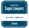 Rated by Super Lawyers - Jennifer LeMaster 2026
